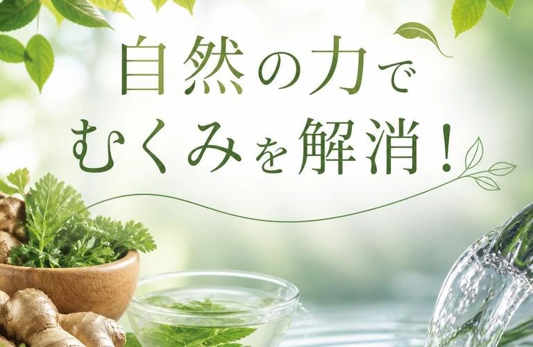 自然の力でむくみを解消！