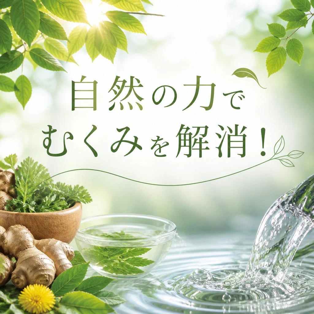 自然の力でむくみを解消！
