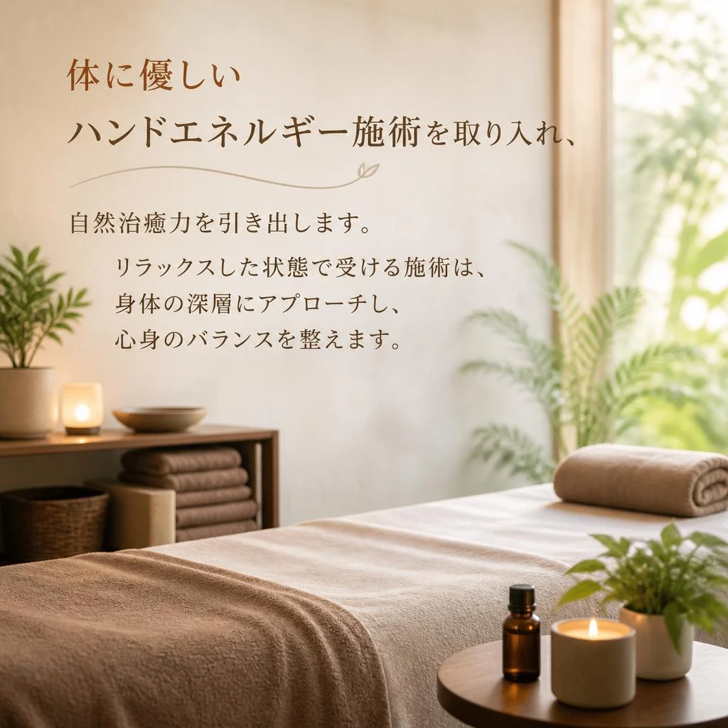 自然治癒力を引き出す施術