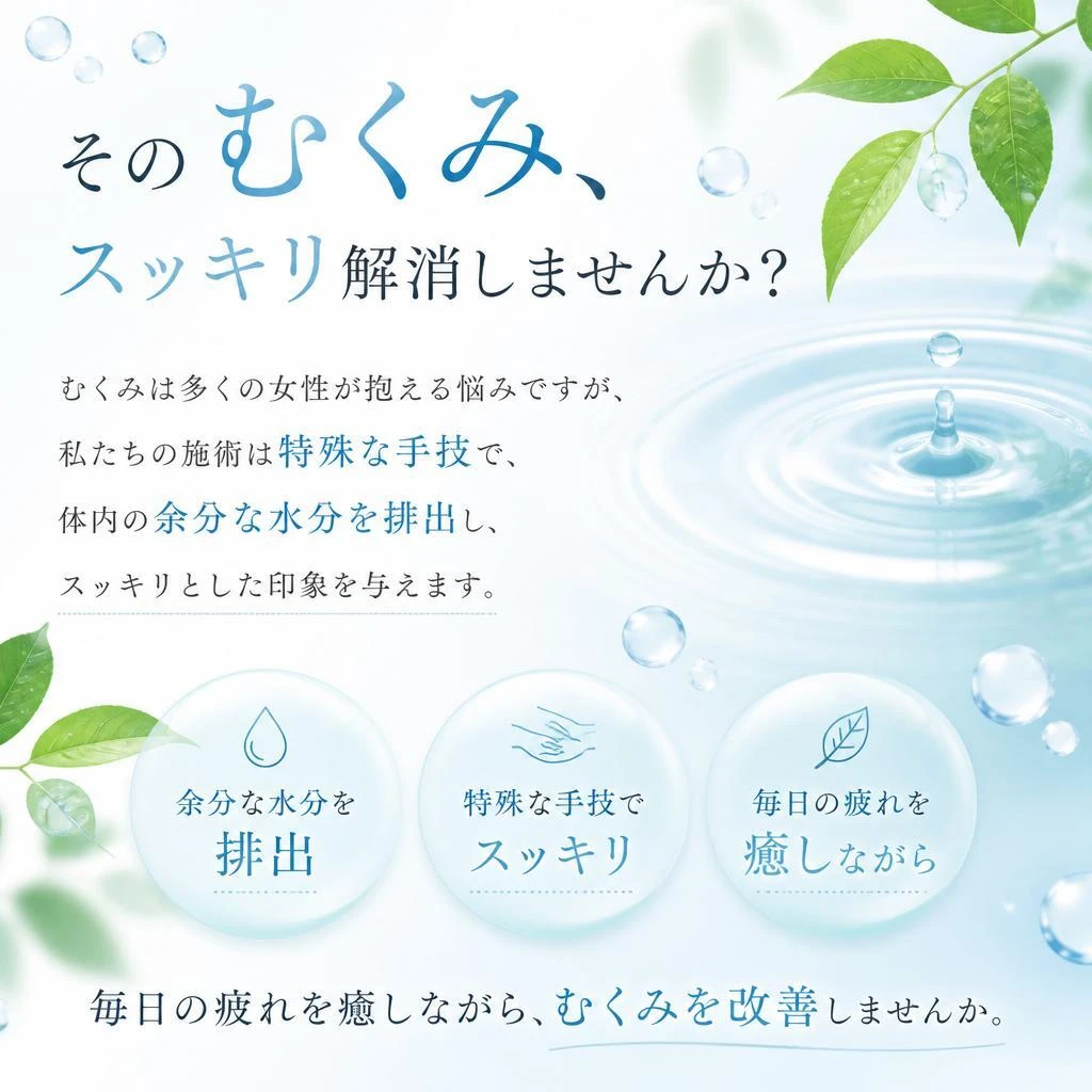 むくみ解消に効く理由
