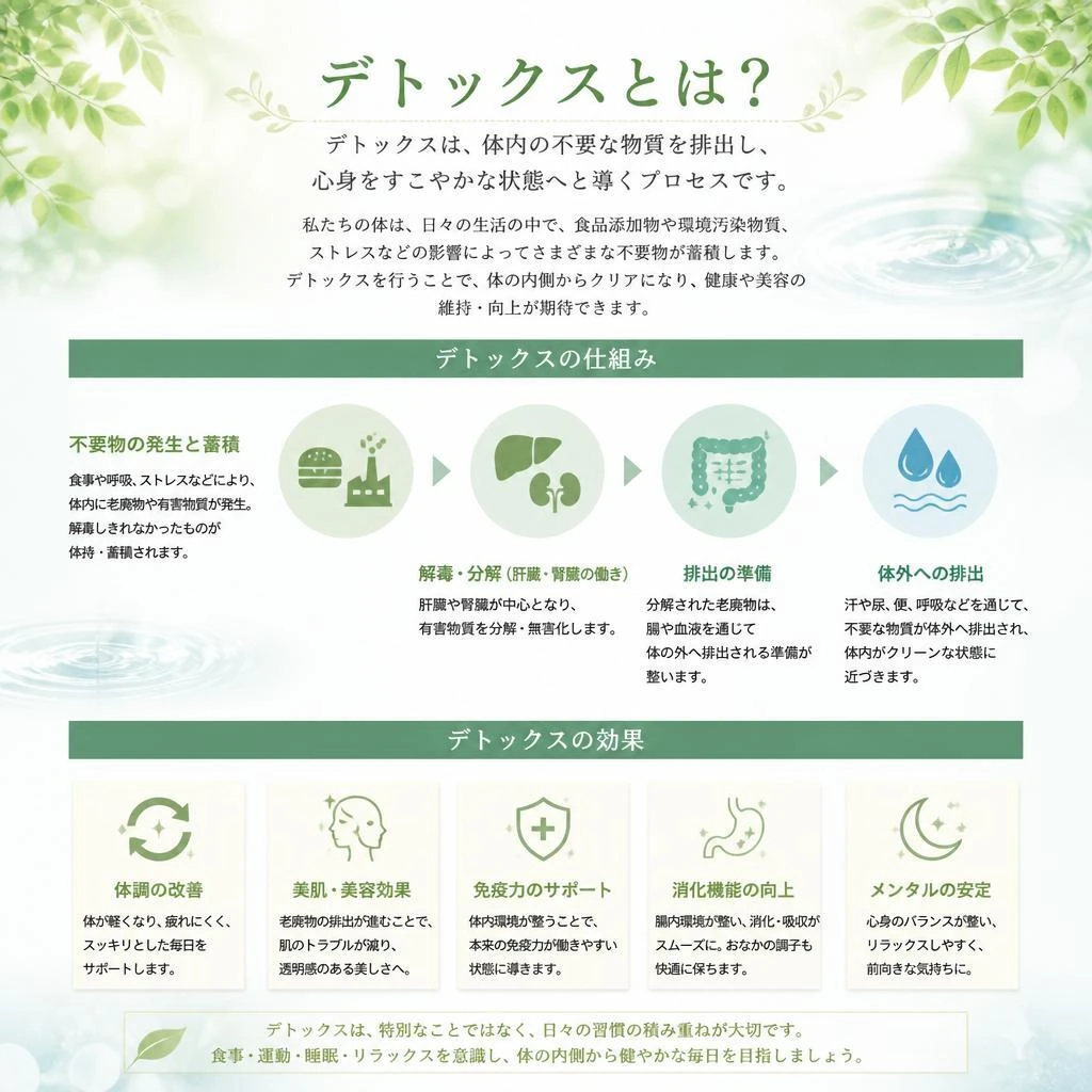 4. デトックス効果とは？