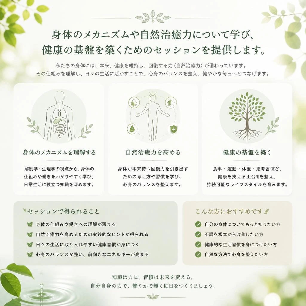 身体を深く知るためのアプローチ