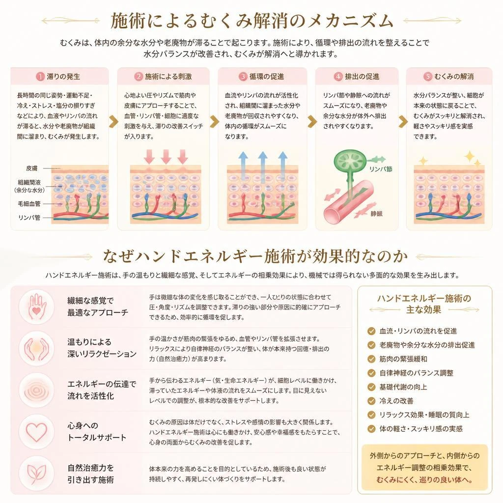 むくみ解消のメカニズム