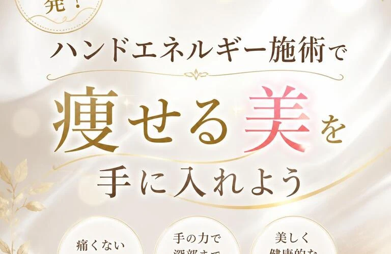 明石市発！ハンドエネルギー施術で痩せる美を手に入れよう