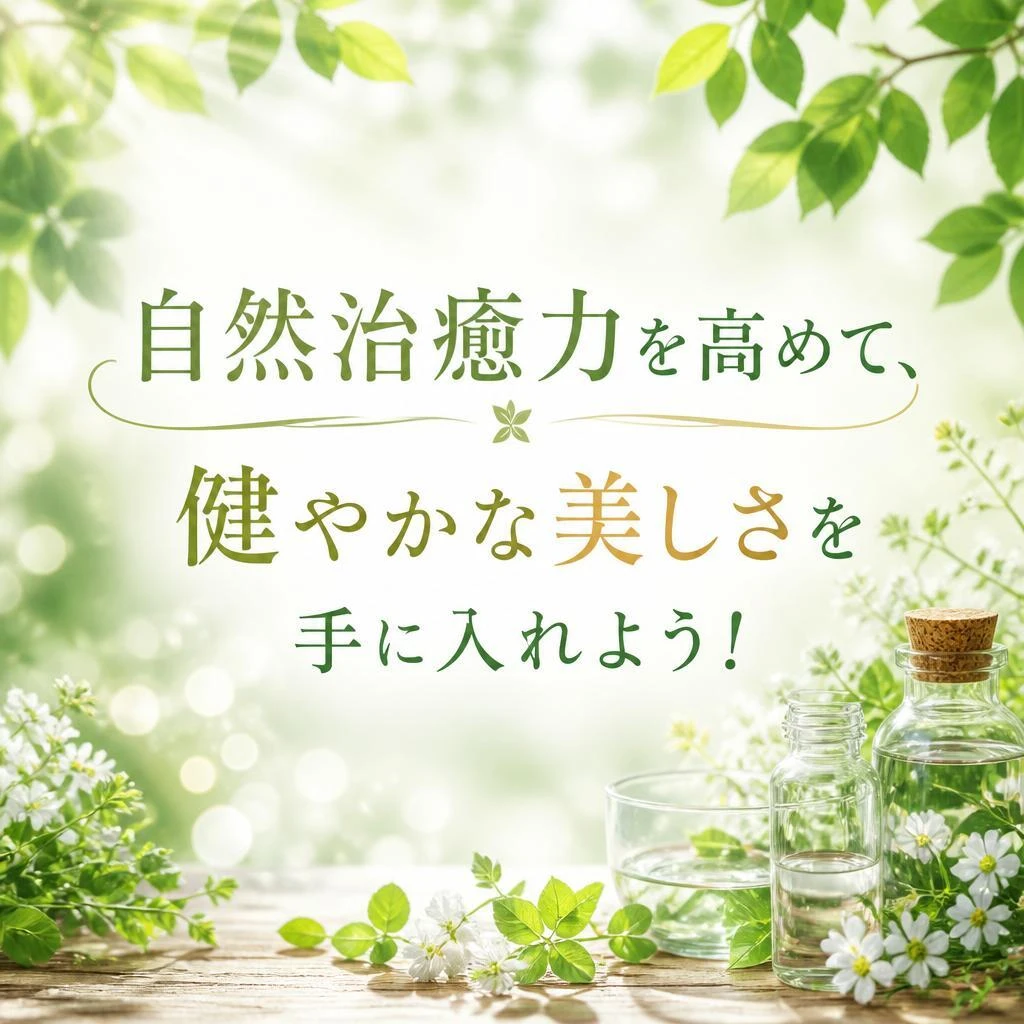 自然治癒力を高めて、健やかな美しさを手に入れよう！